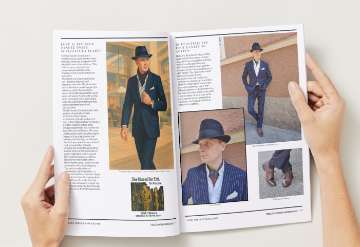 Luxe Threads Magazine — Issue 01 (2025): In Pursuit of Elegance